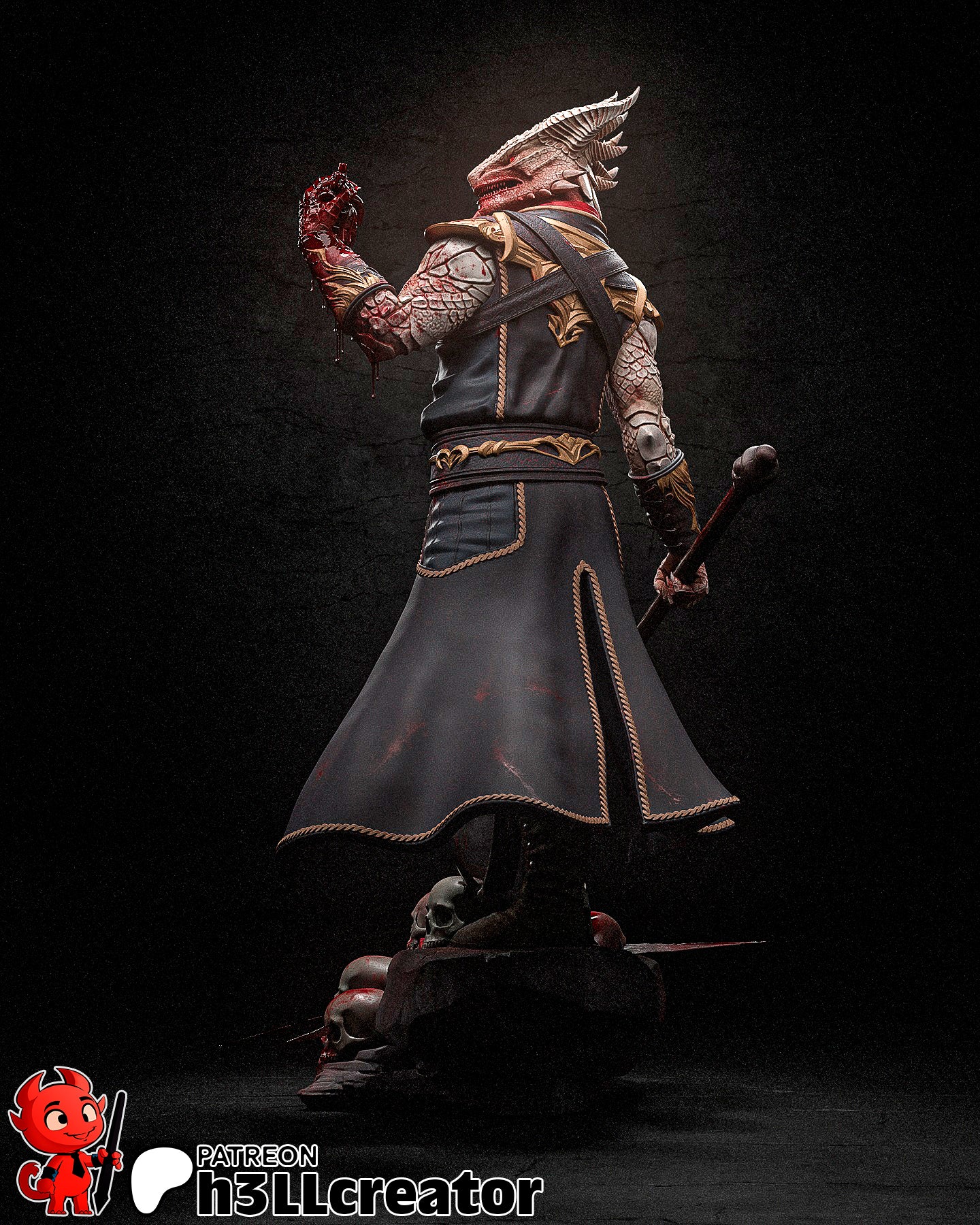 Dark Urge | Baldur's Gate 3 | Handcrafted Figure