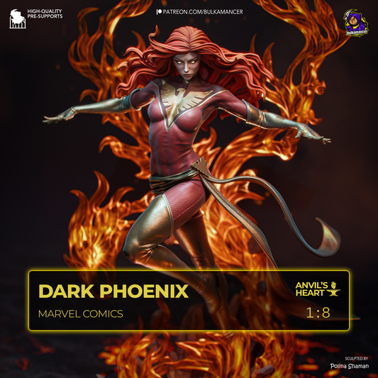 Cosmic Flame Queen | Handcrafted Figure