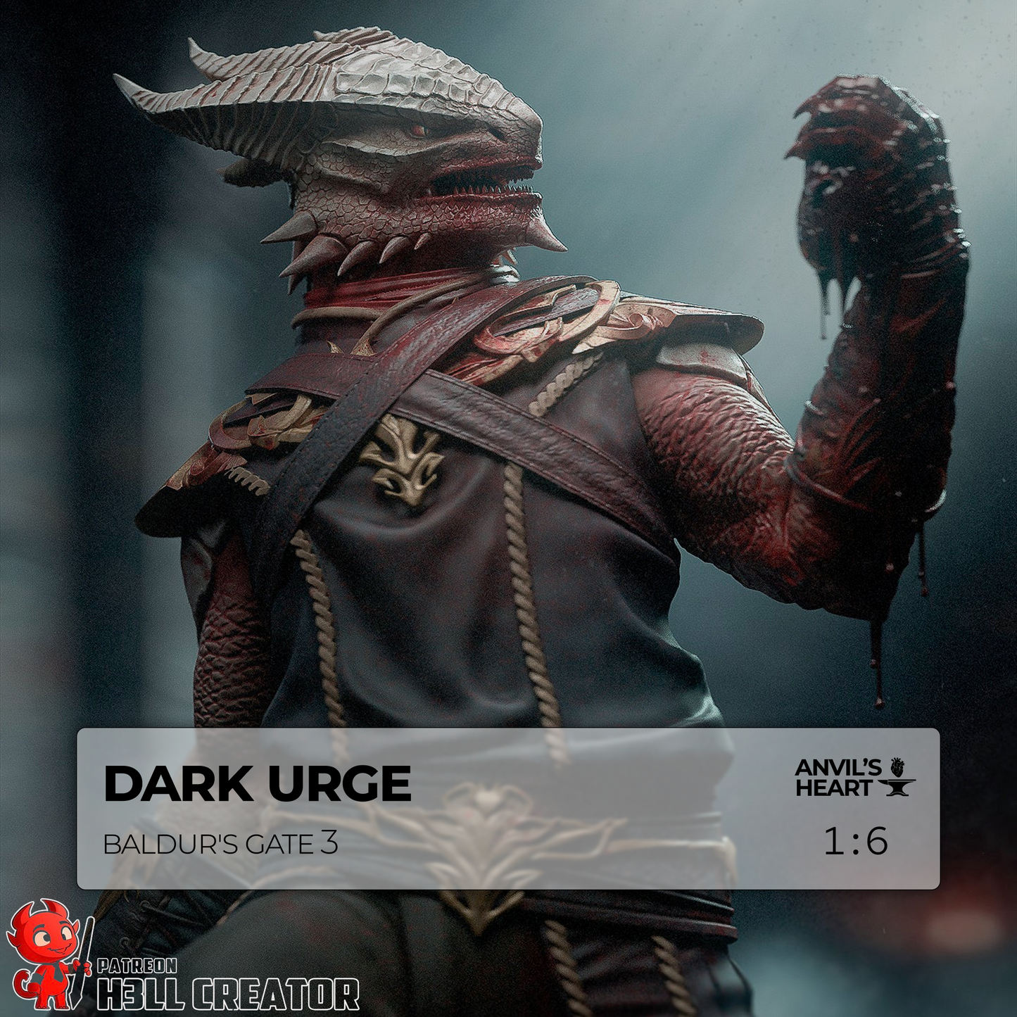 Dark Urge | Baldur's Gate 3 | Handcrafted Figure