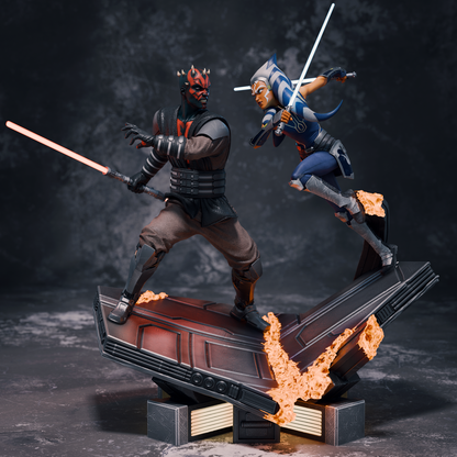 Ahsoka Tano vs Darth Maul | Star Wars | Handcrafted Figure