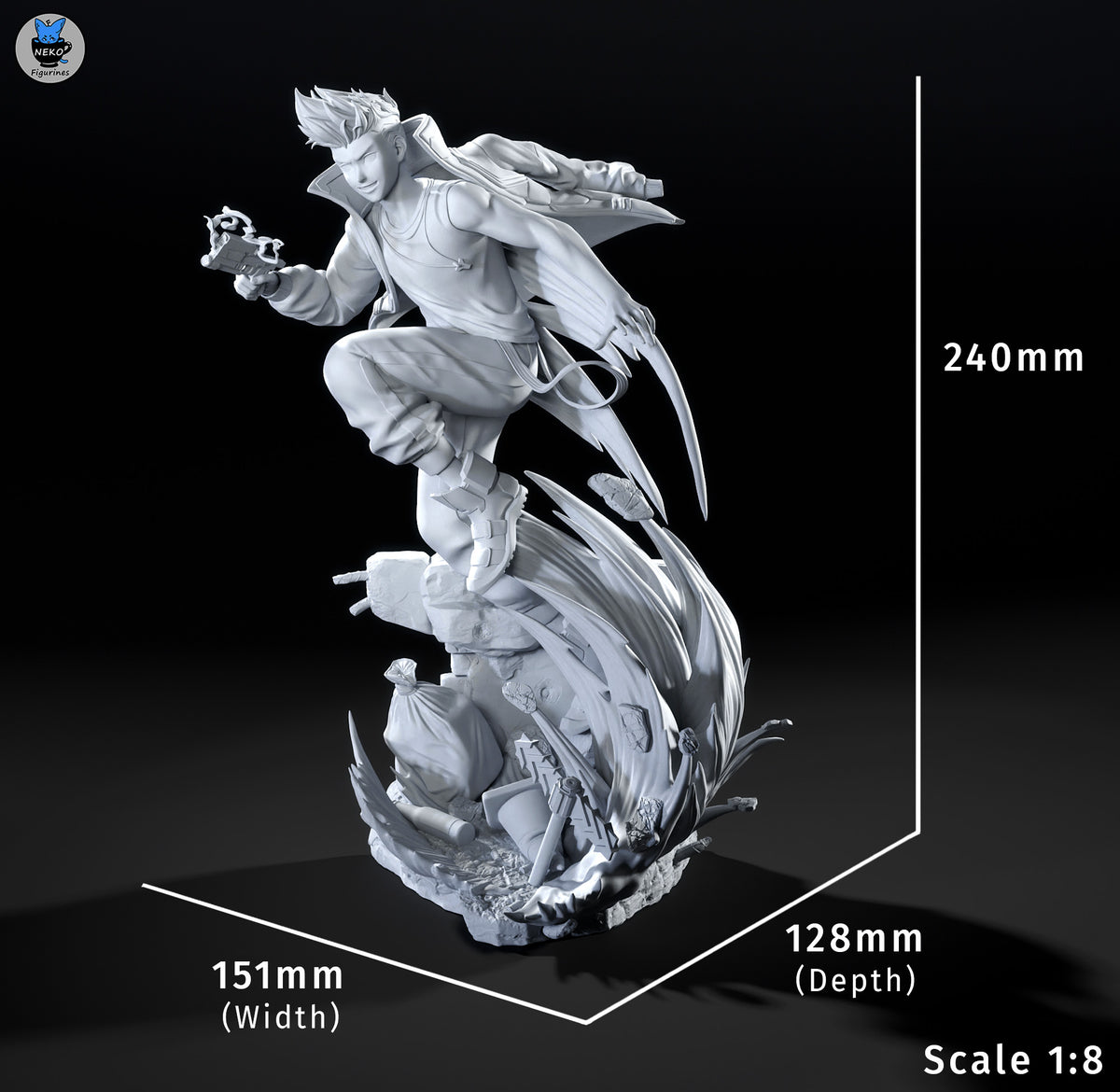 Chrome Hero | Handcrafted Figure