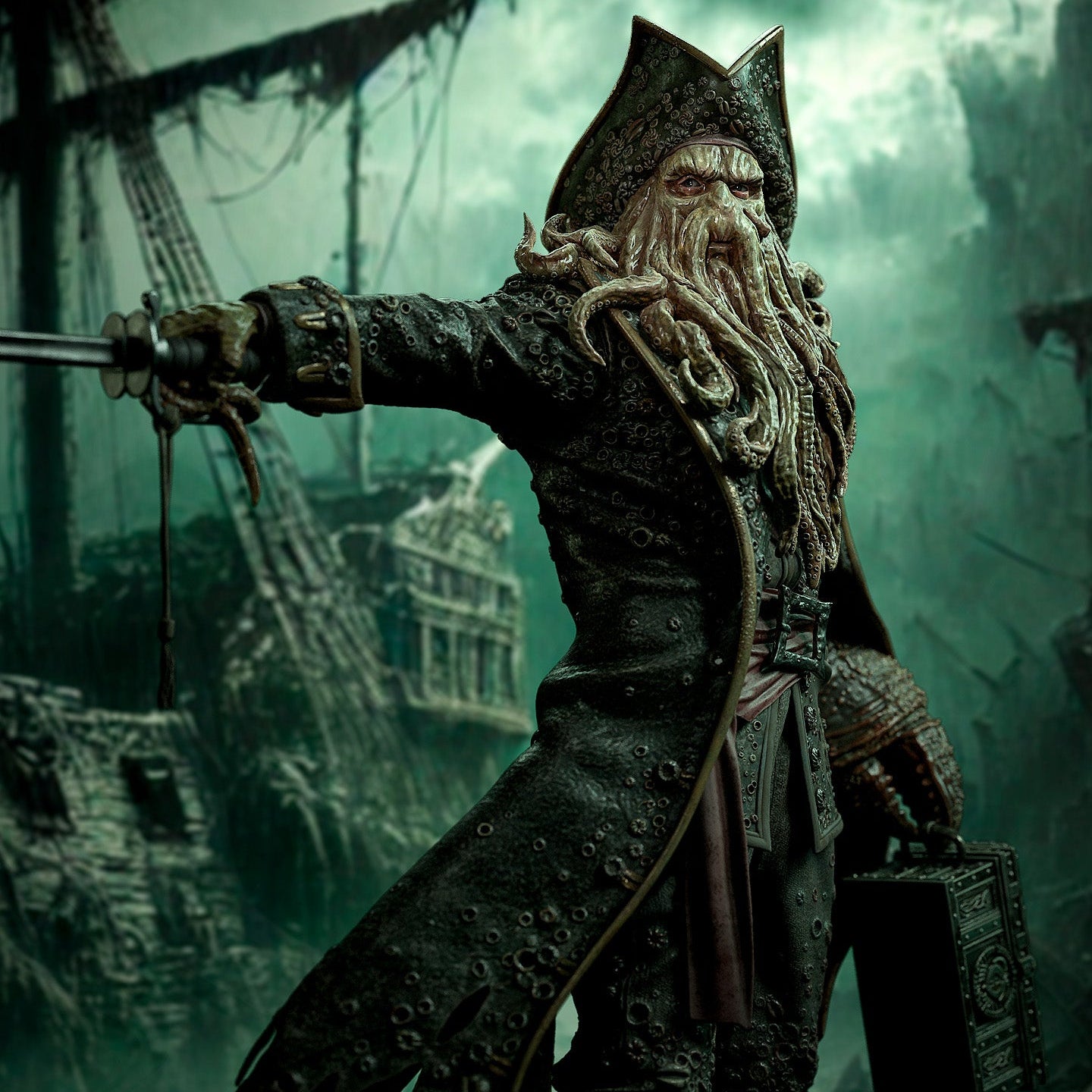 Davy Jones | Pirates of the Caribbean | Handcrafted Figure