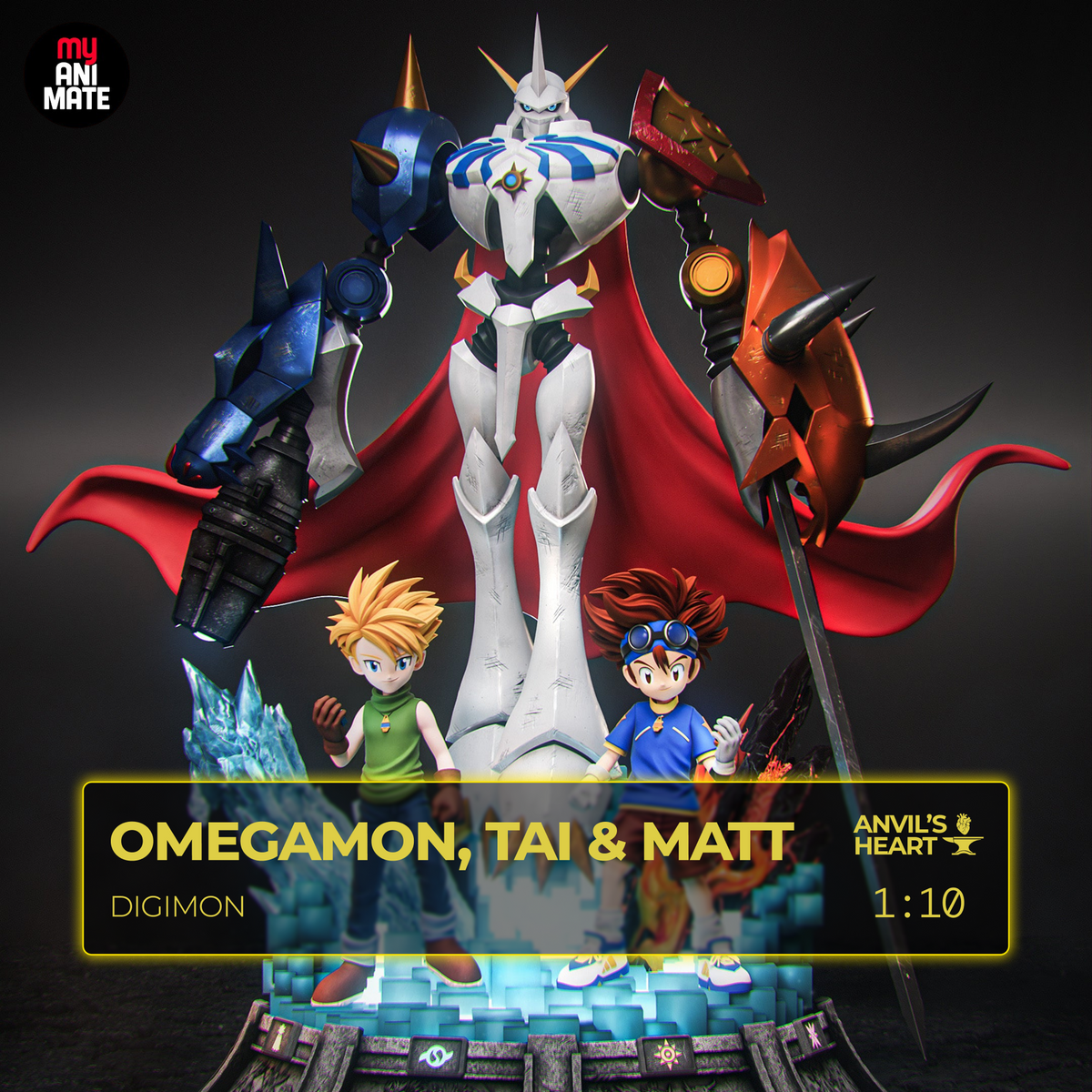 Digital Knight & Chosen Heroes | Handcrafted Figure