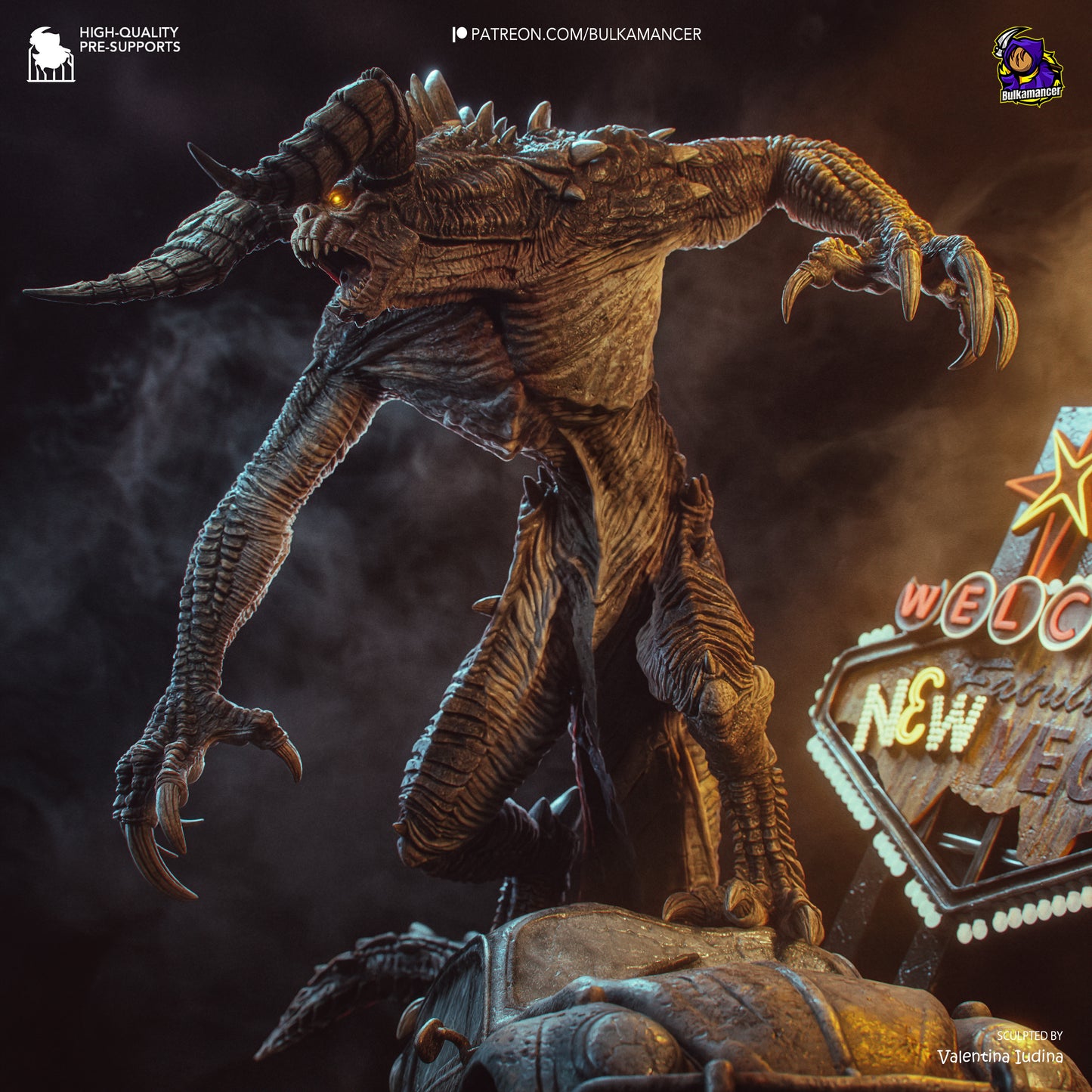 Deathclaw | Fallout | Handcrafted Figure