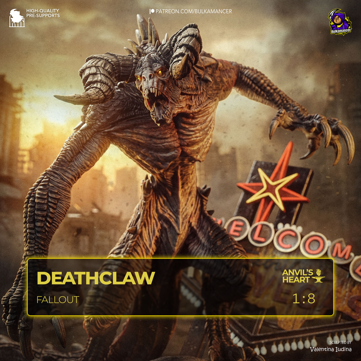 Deathclaw | Fallout | Handcrafted Figure
