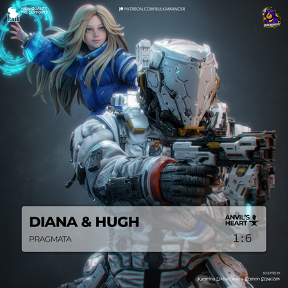 Diana & Hugh | Pragmata | Handcrafted Figure