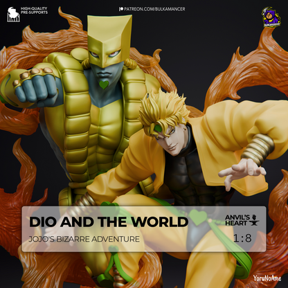 Dio and the World | Jojo's Bizarre Adventure | Handcrafted Figure