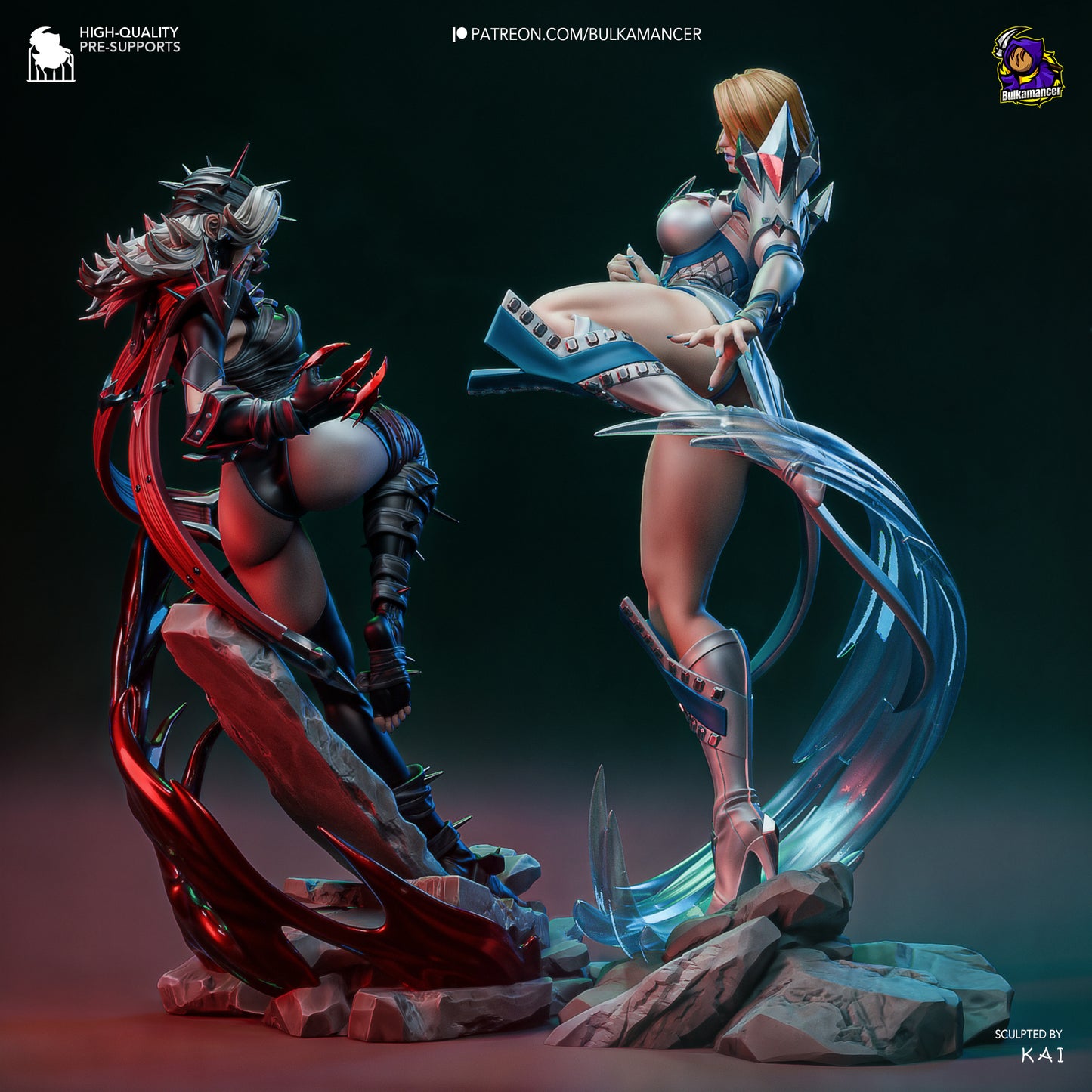 Emma Frost vs Malice | Marvel Rivals | Handcrafted Figure
