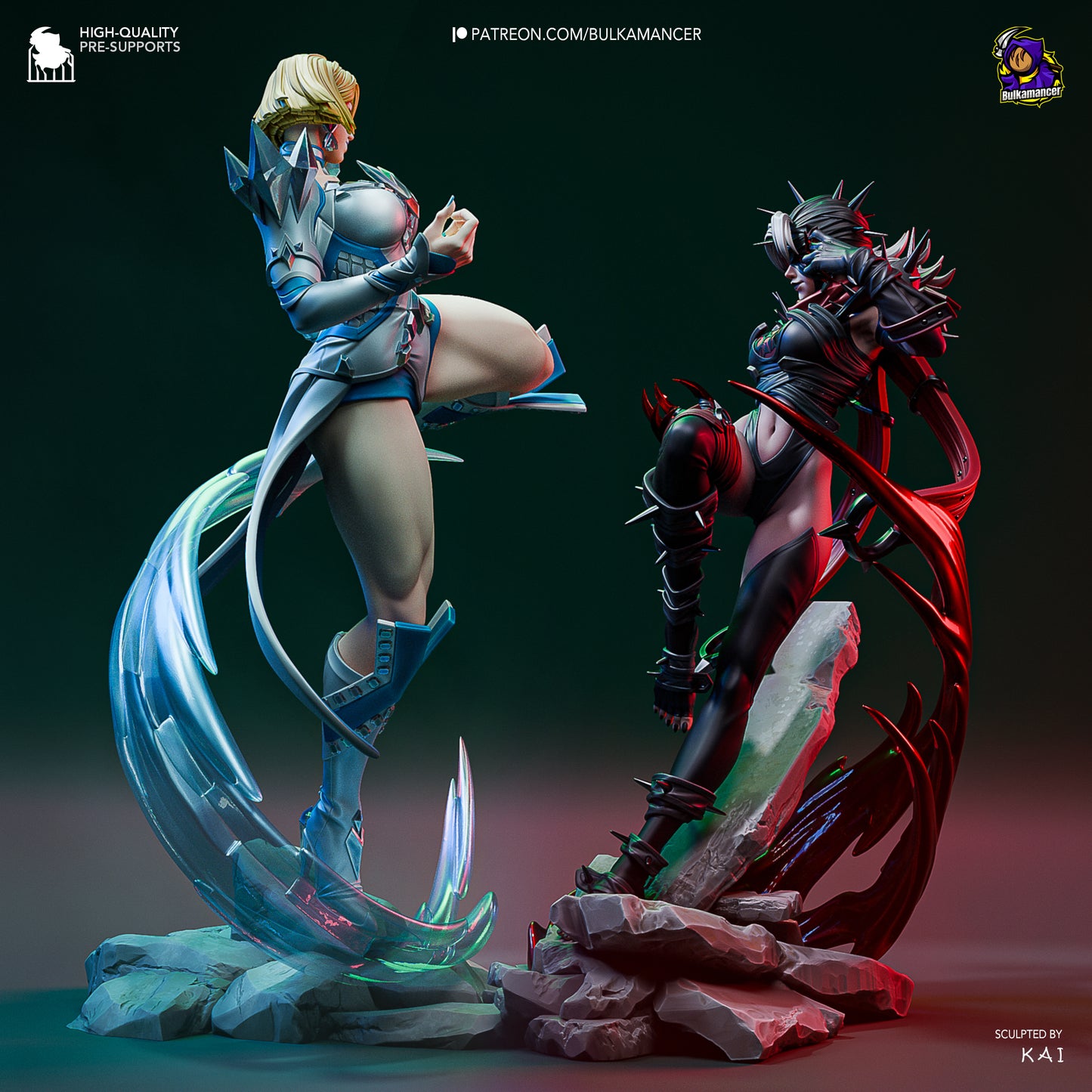 Emma Frost vs Malice | Marvel Rivals | Handcrafted Figure