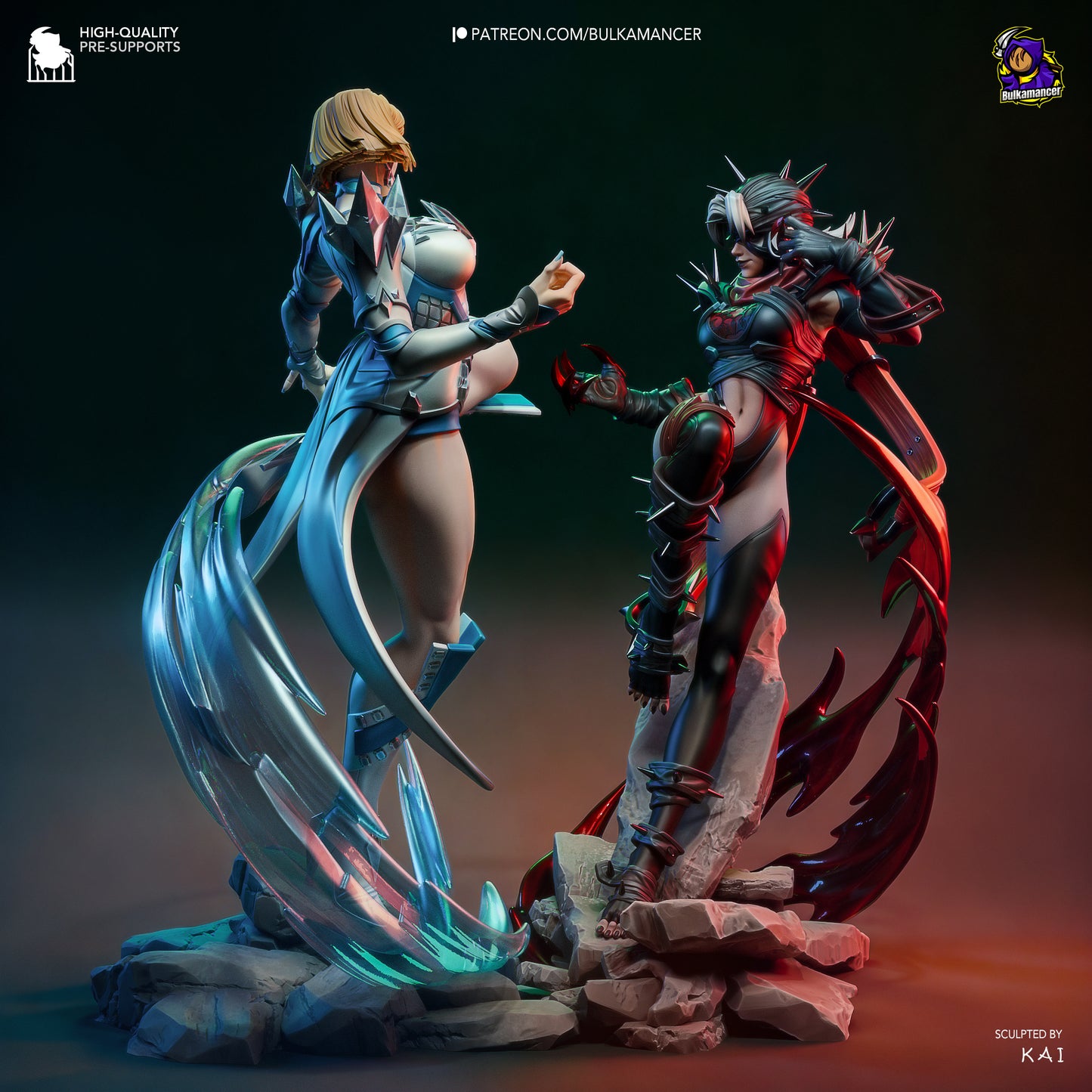 Emma Frost vs Malice | Marvel Rivals | Handcrafted Figure