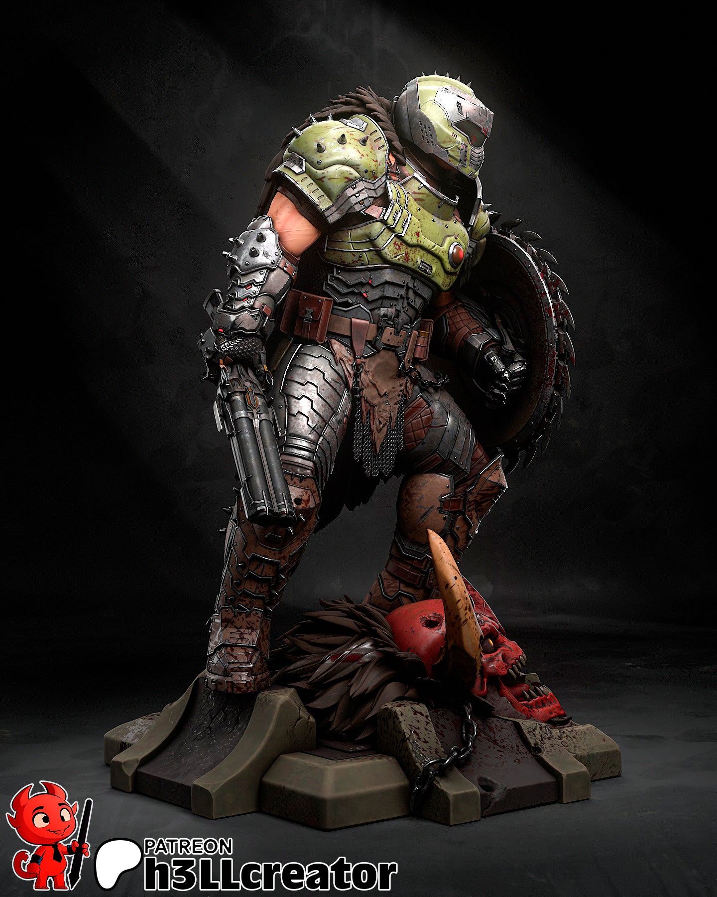 Doomguy | Doom: Dark Ages | Handcrafted Figure