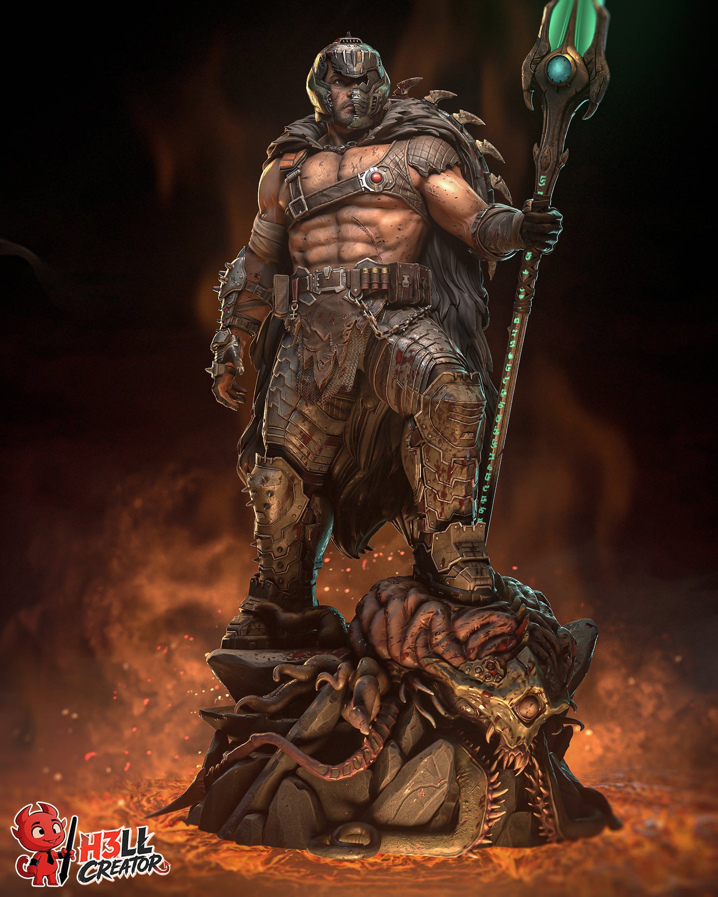 Dark Age Demon Slayer | Handcrafted Figure