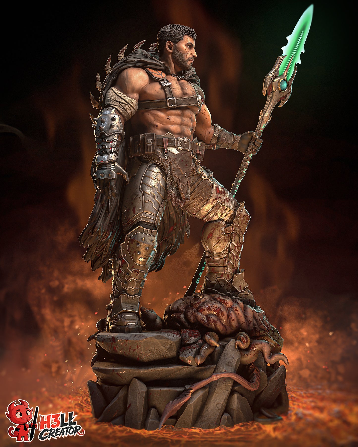 Dark Age Demon Slayer | Handcrafted Figure