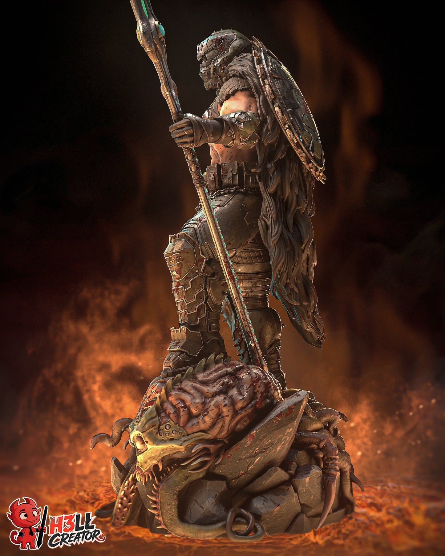 Dark Age Demon Slayer | Handcrafted Figure