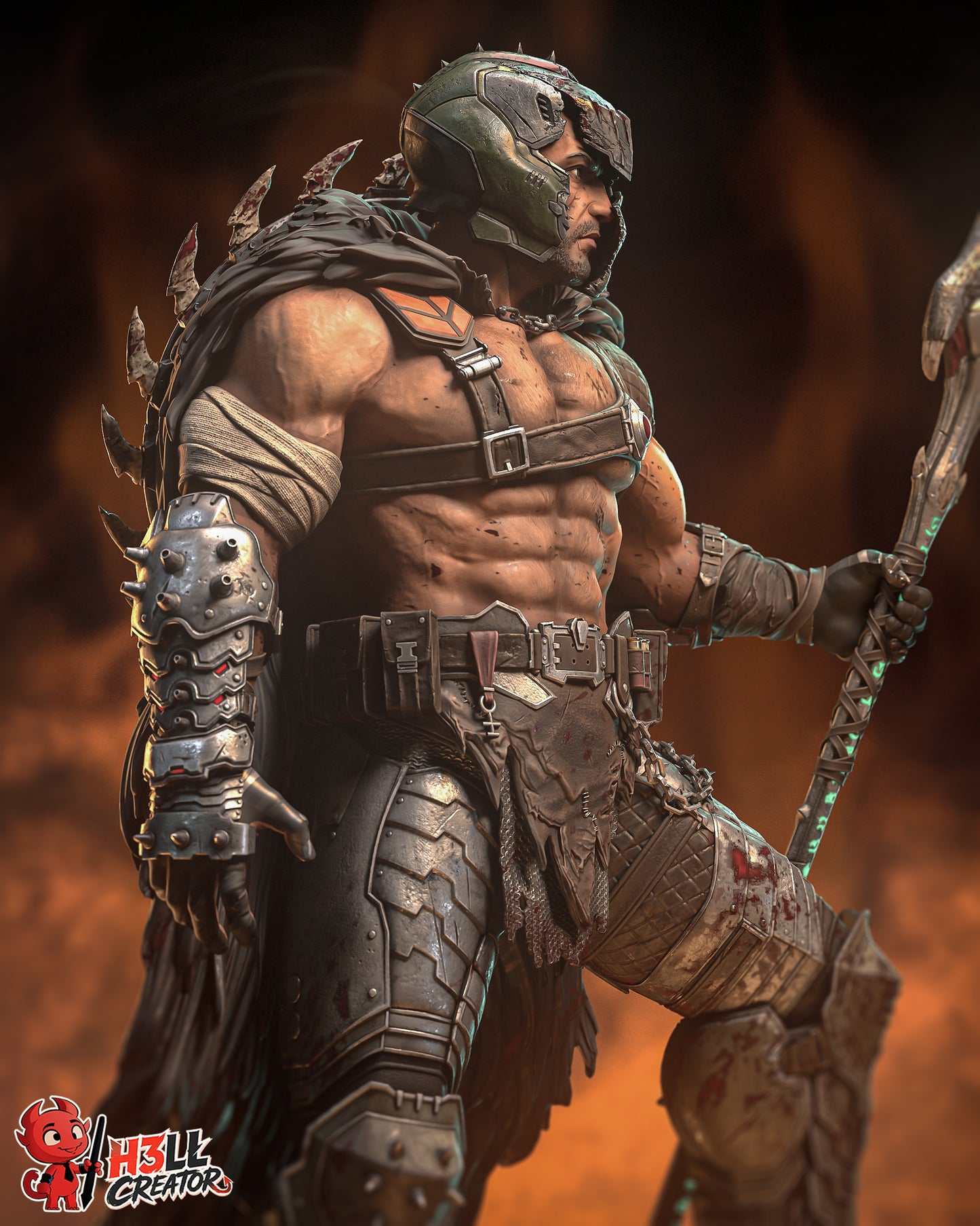 Dark Age Demon Slayer | Handcrafted Figure