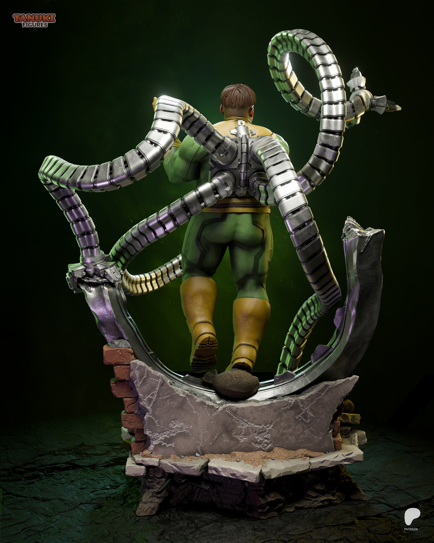 Mechanical Tentacle Master | Handcrafted Figure