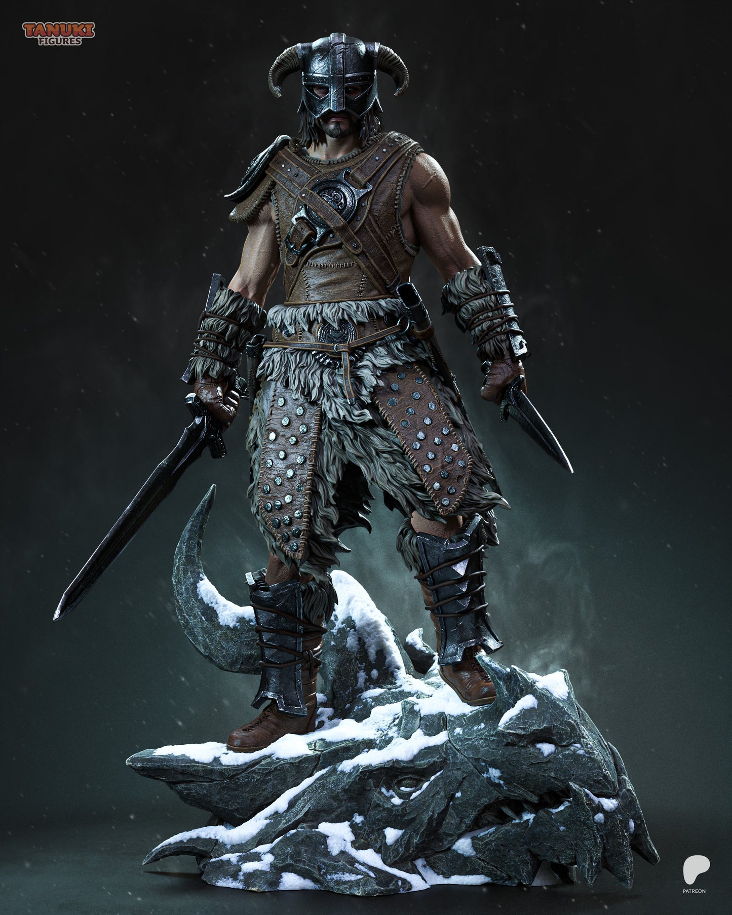 Dovahkiin (Dragonborn) | Skyrim | Handcrafted Figure