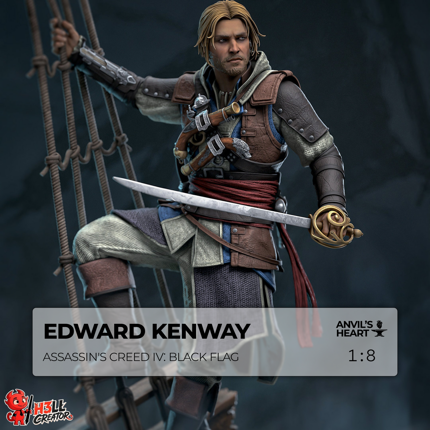 Pirate Assassin | Handcrafted Figure