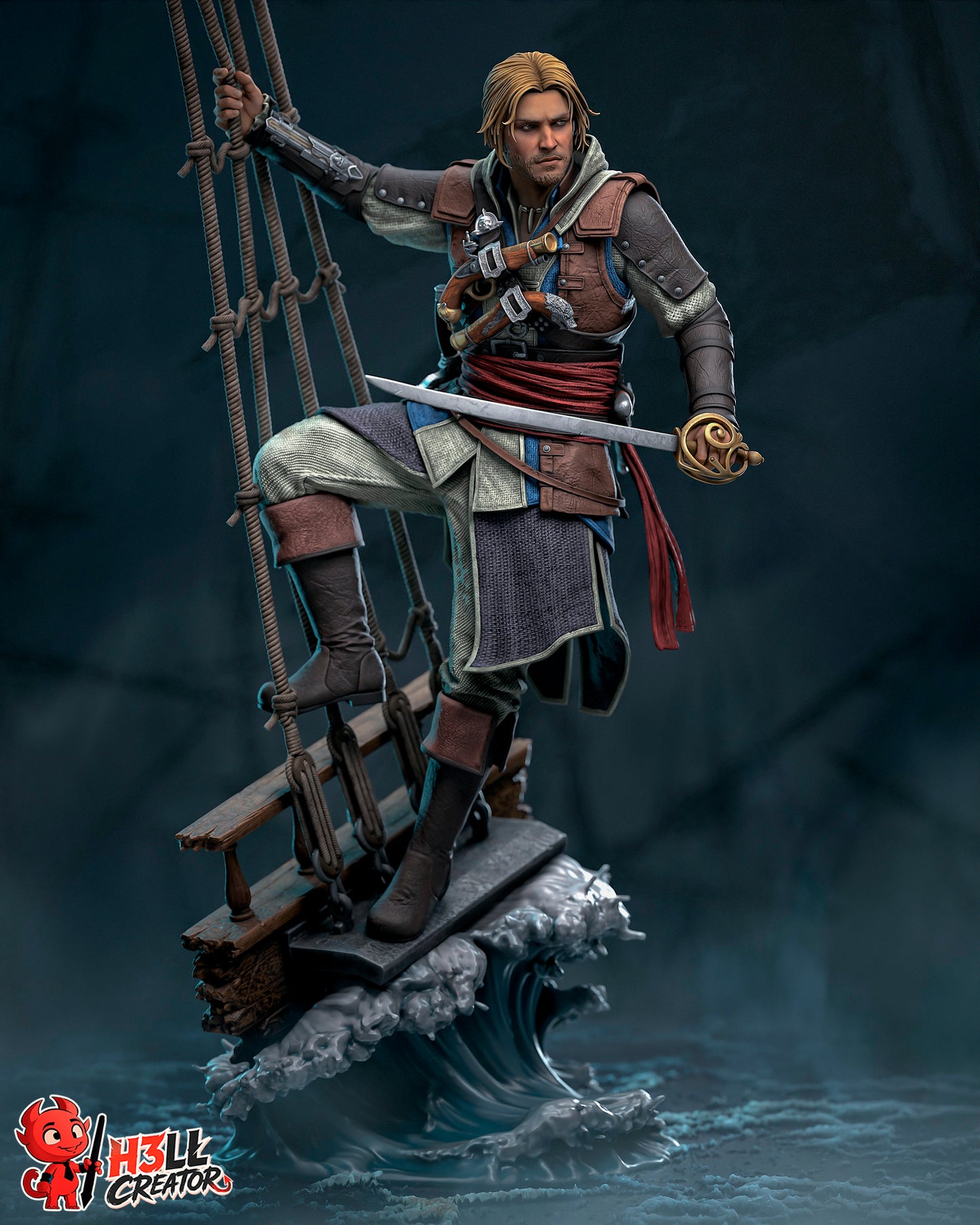 Pirate Assassin | Handcrafted Figure