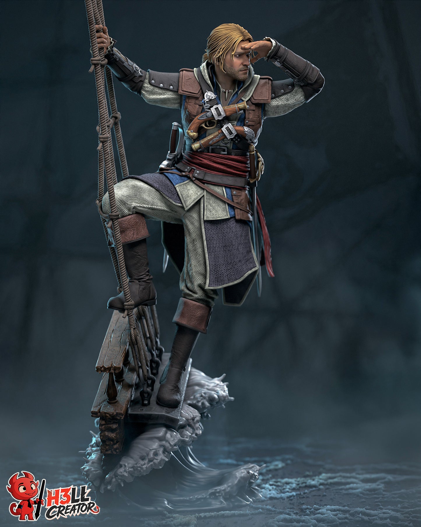Pirate Assassin | Handcrafted Figure