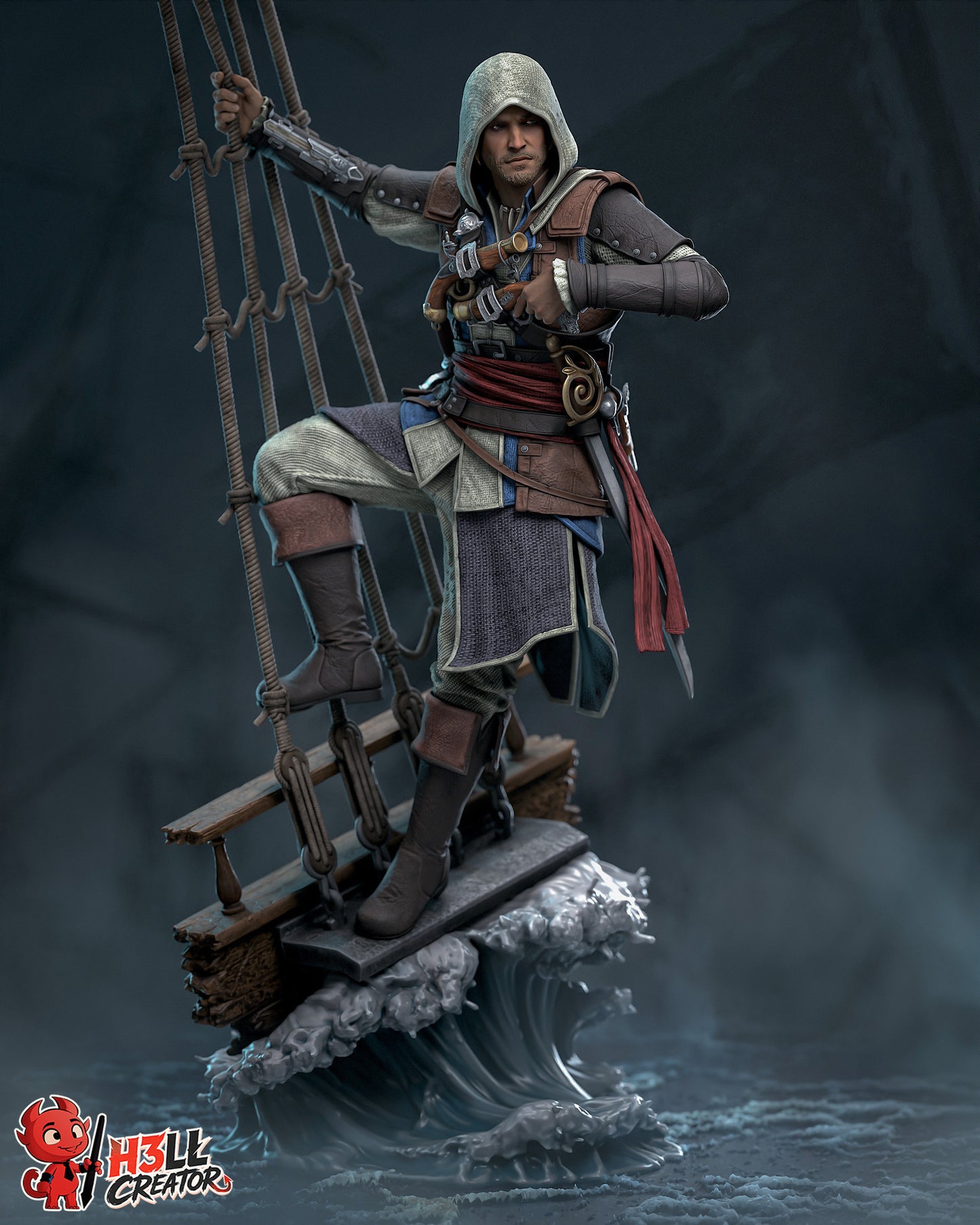 Pirate Assassin | Handcrafted Figure