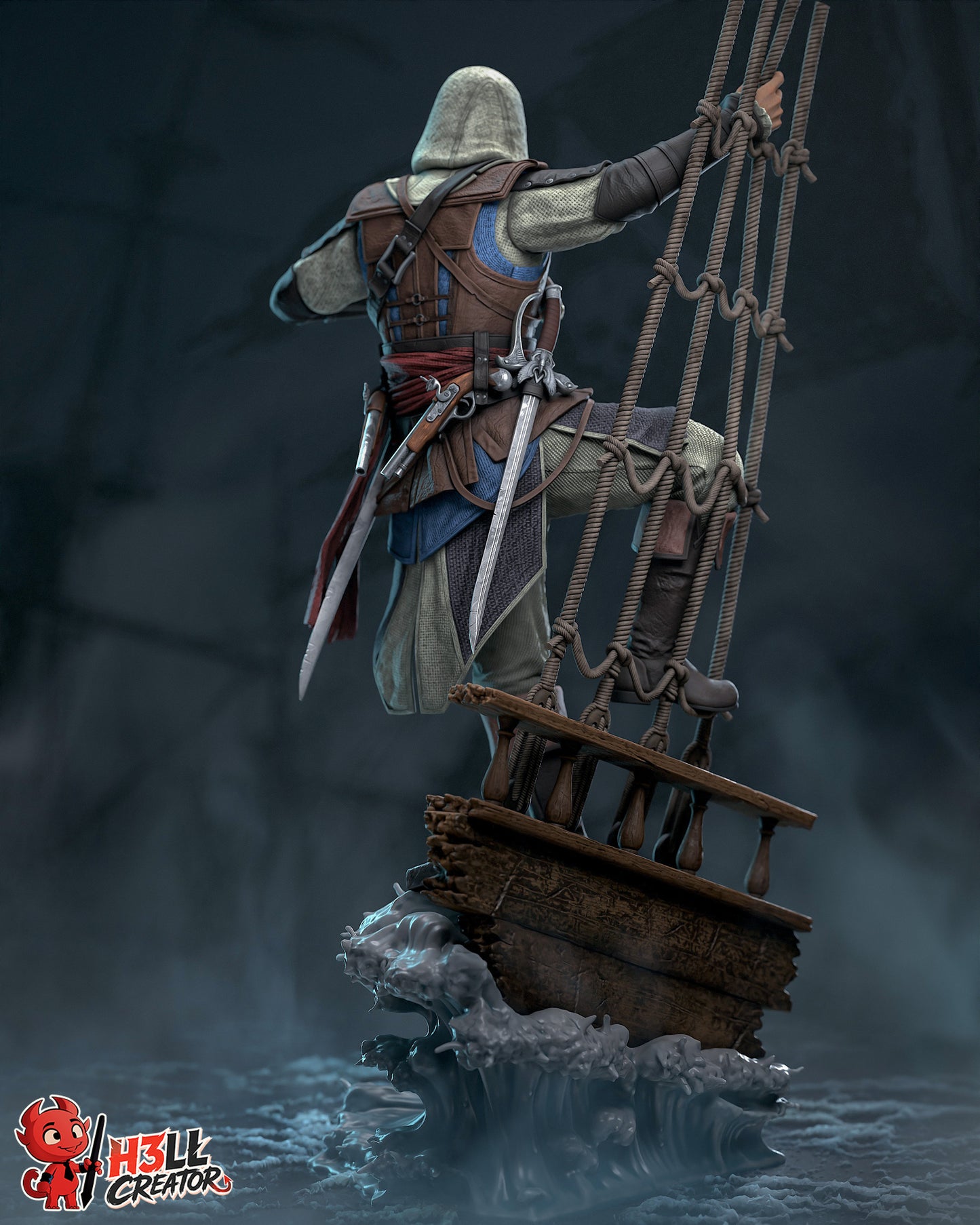 Pirate Assassin | Handcrafted Figure