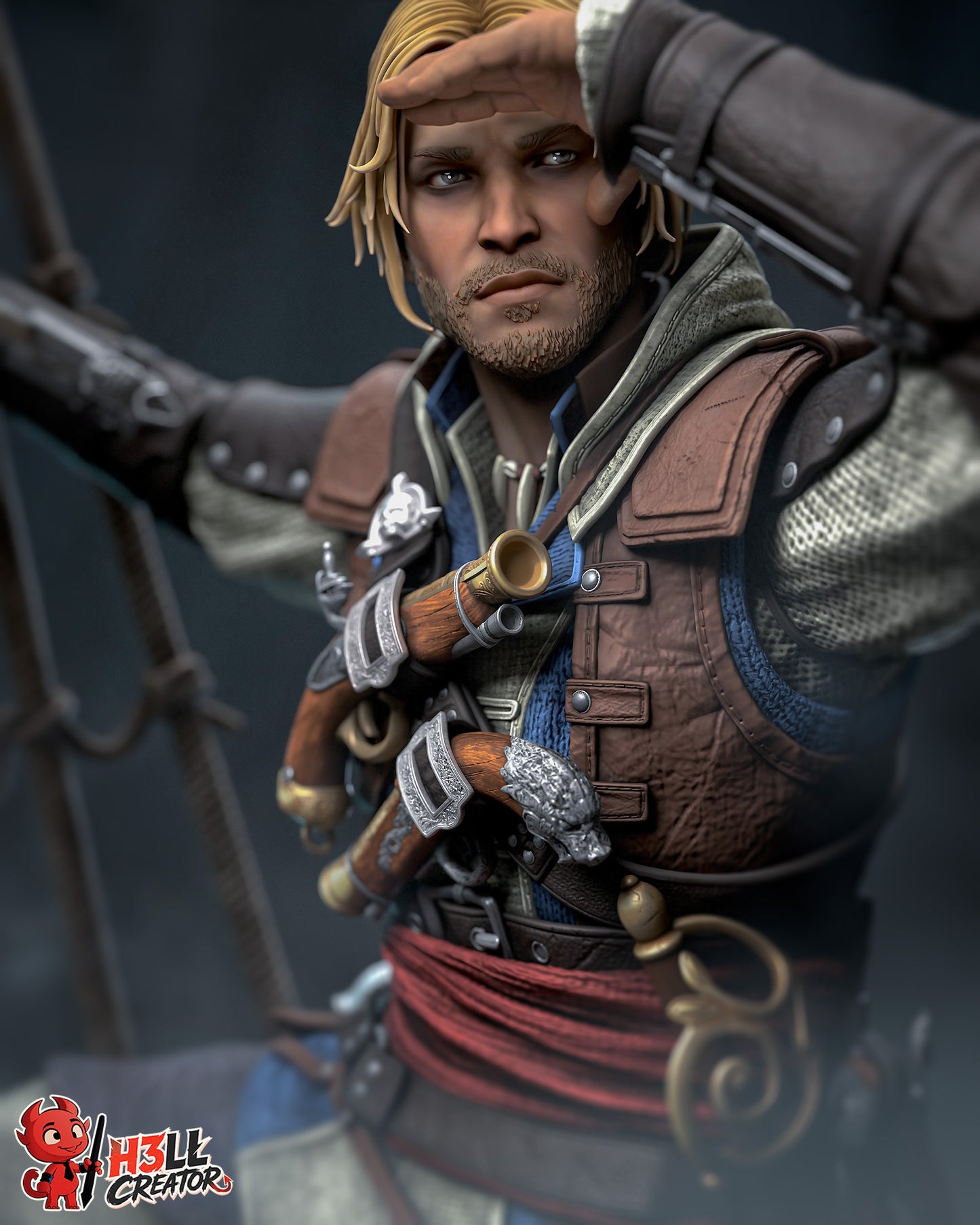Pirate Assassin | Handcrafted Figure
