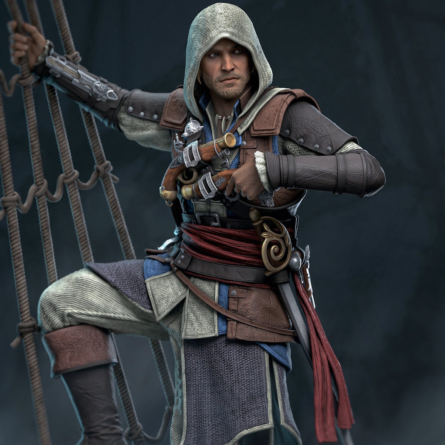 Pirate Assassin | Handcrafted Figure