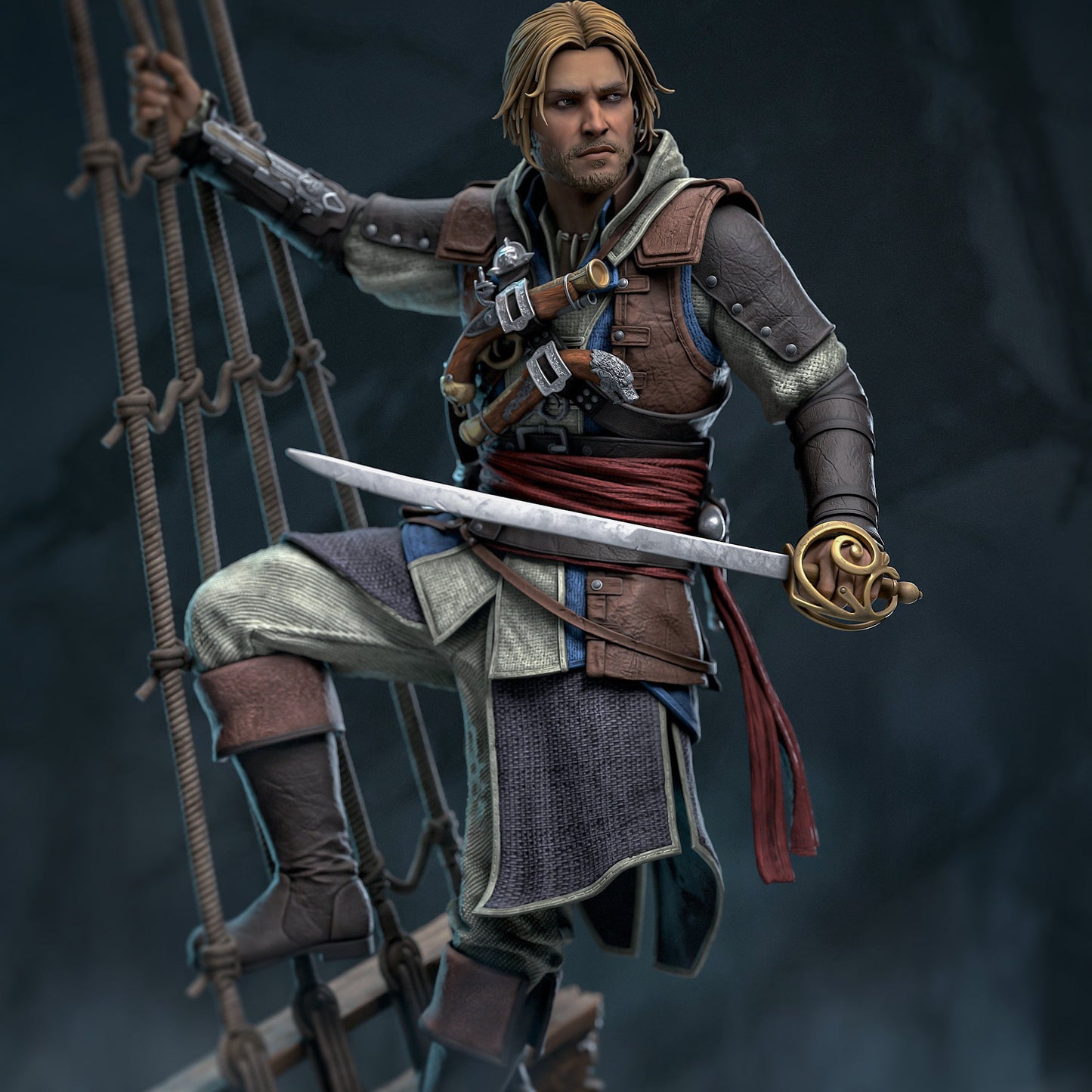 Pirate Assassin | Handcrafted Figure