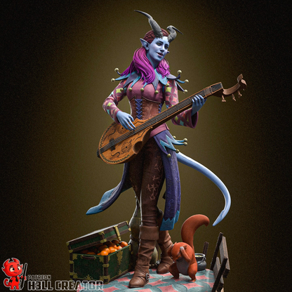 Traveling Bard Maiden | Handcrafted Figure