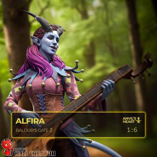 Traveling Bard Maiden | Handcrafted Figure