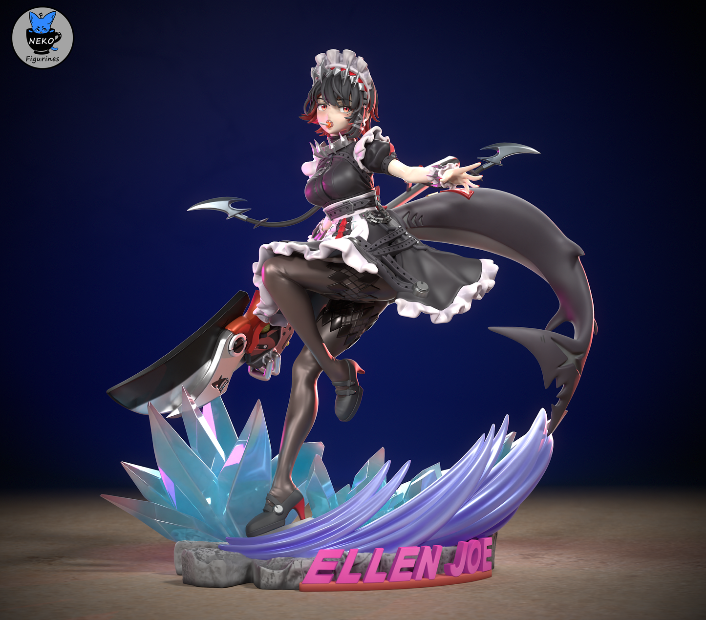 Shark Tail Maid | Handcrafted Figure
