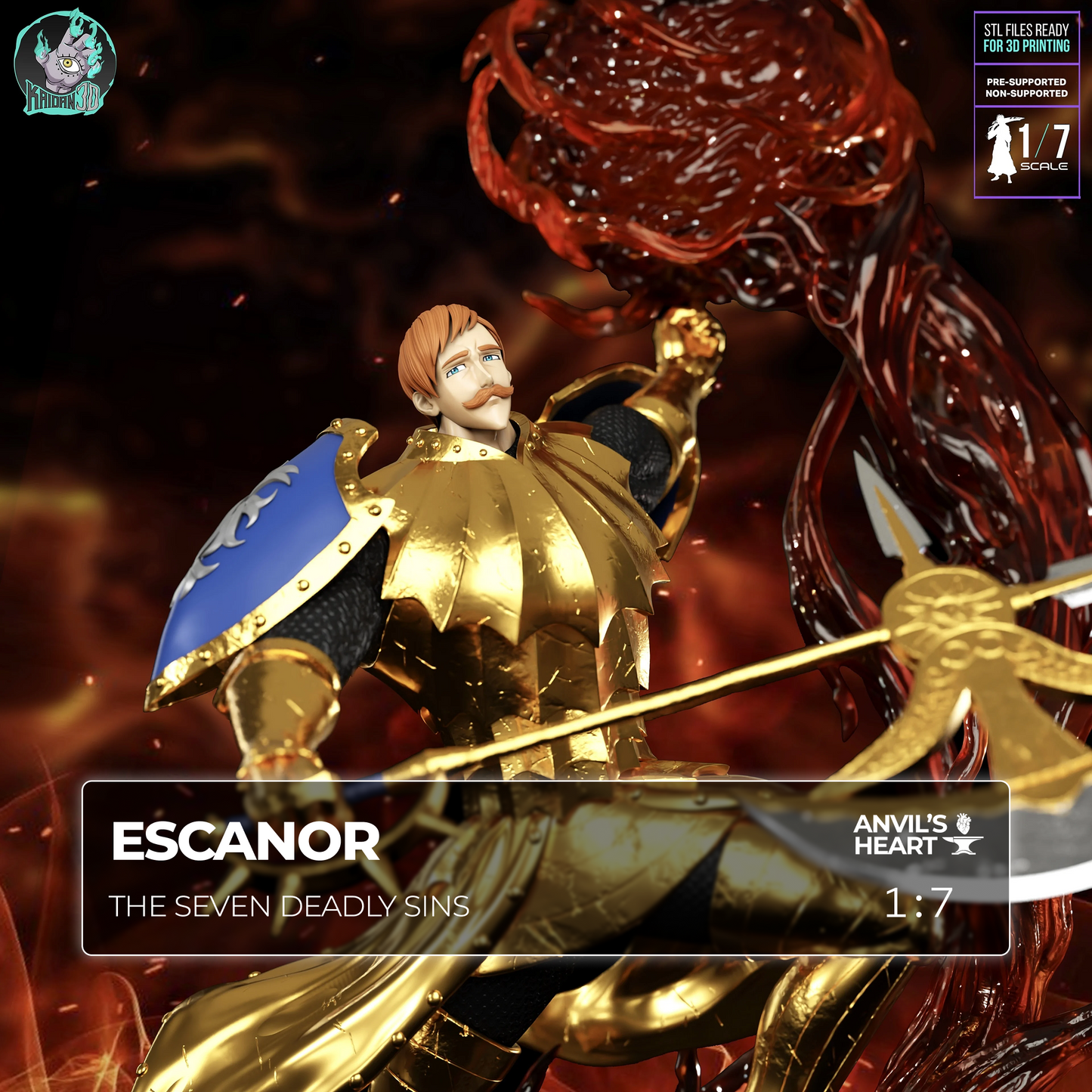 Escanor | The Seven Deadly Sins | Handcrafted Figure