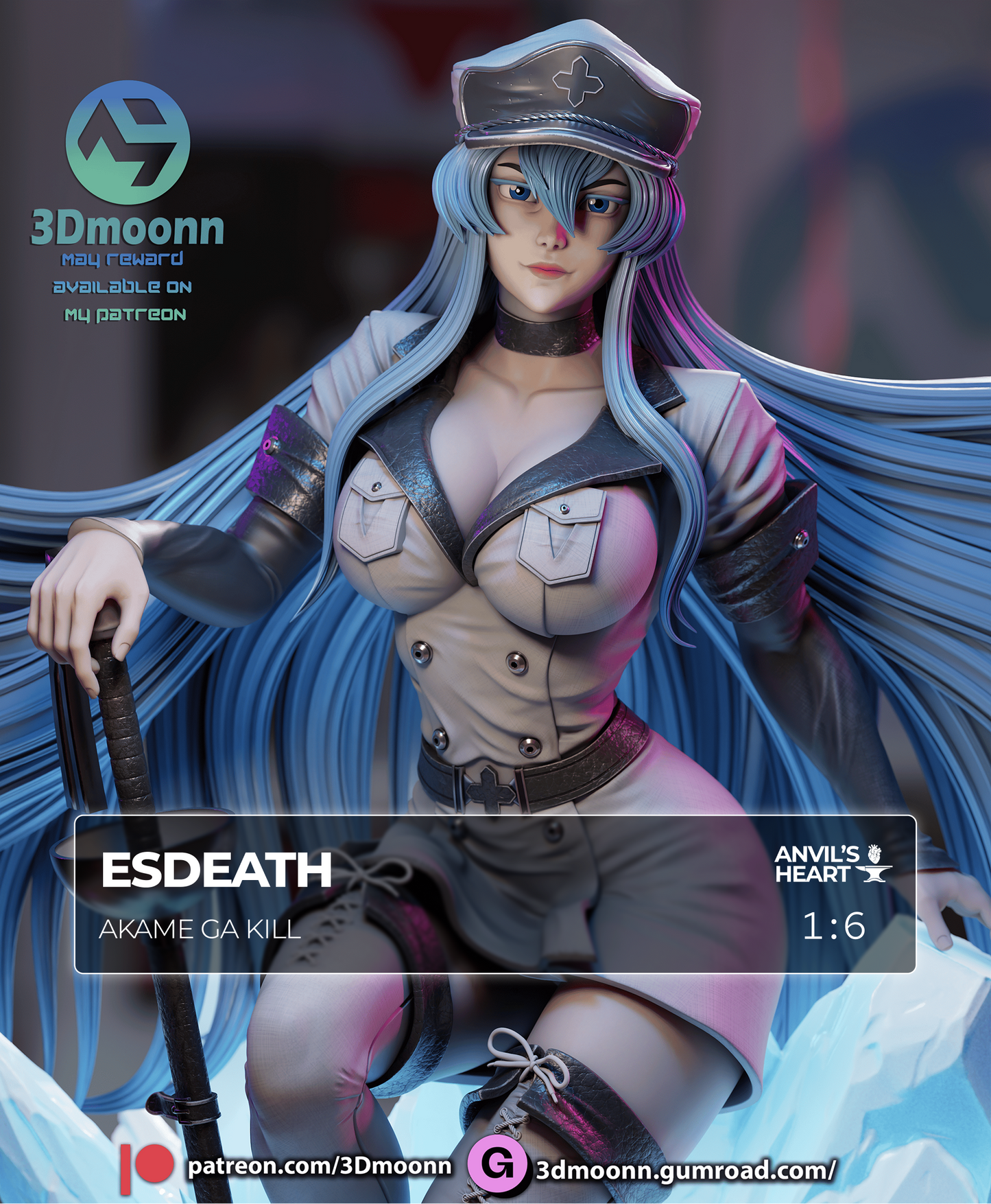 Esdeath | Akame Ga Kill | Handcrafted Figure