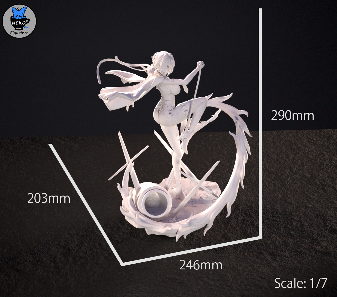 Evelyn | Zenless Zone Zero (ZZZ) | Handcrafted Figure