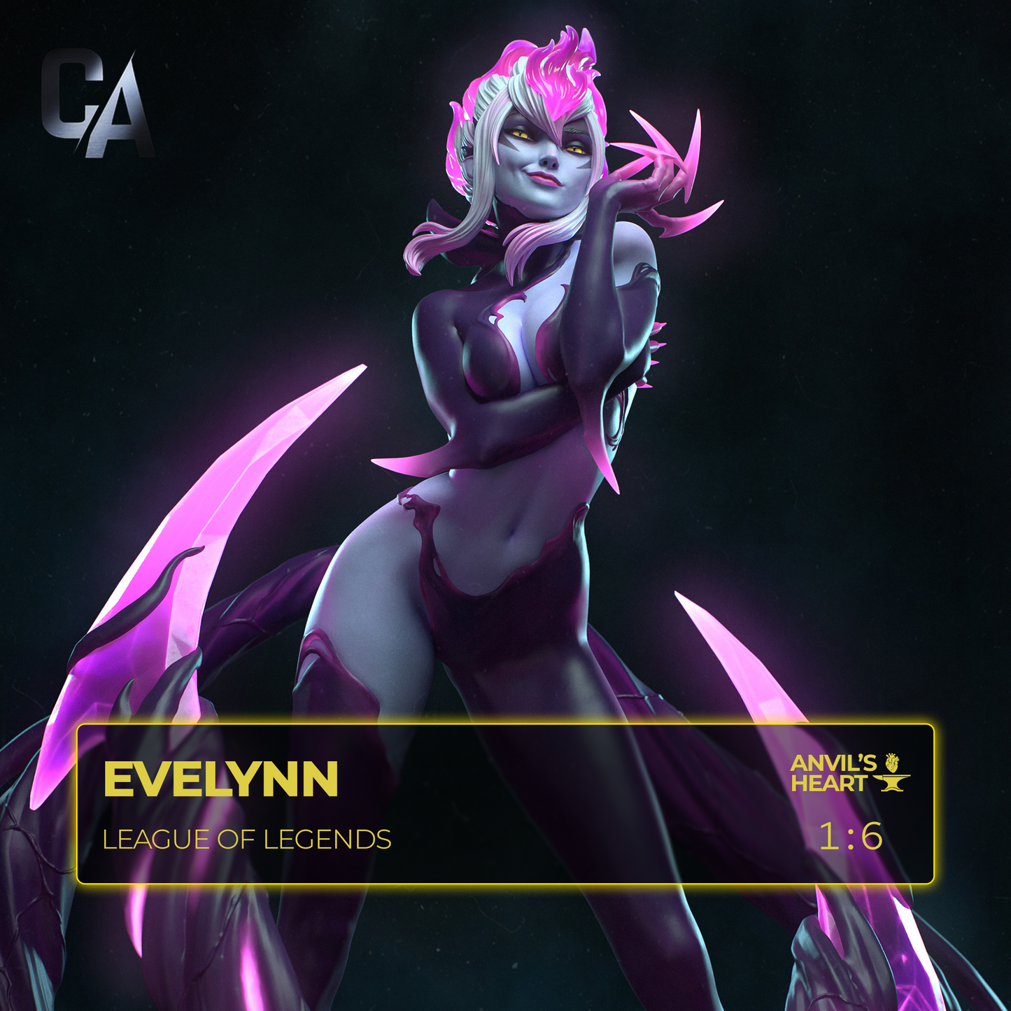 Evelynn | League of Legends | Handcrafted Figure