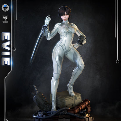 Silver Blade Maiden | Handcrafted Figure