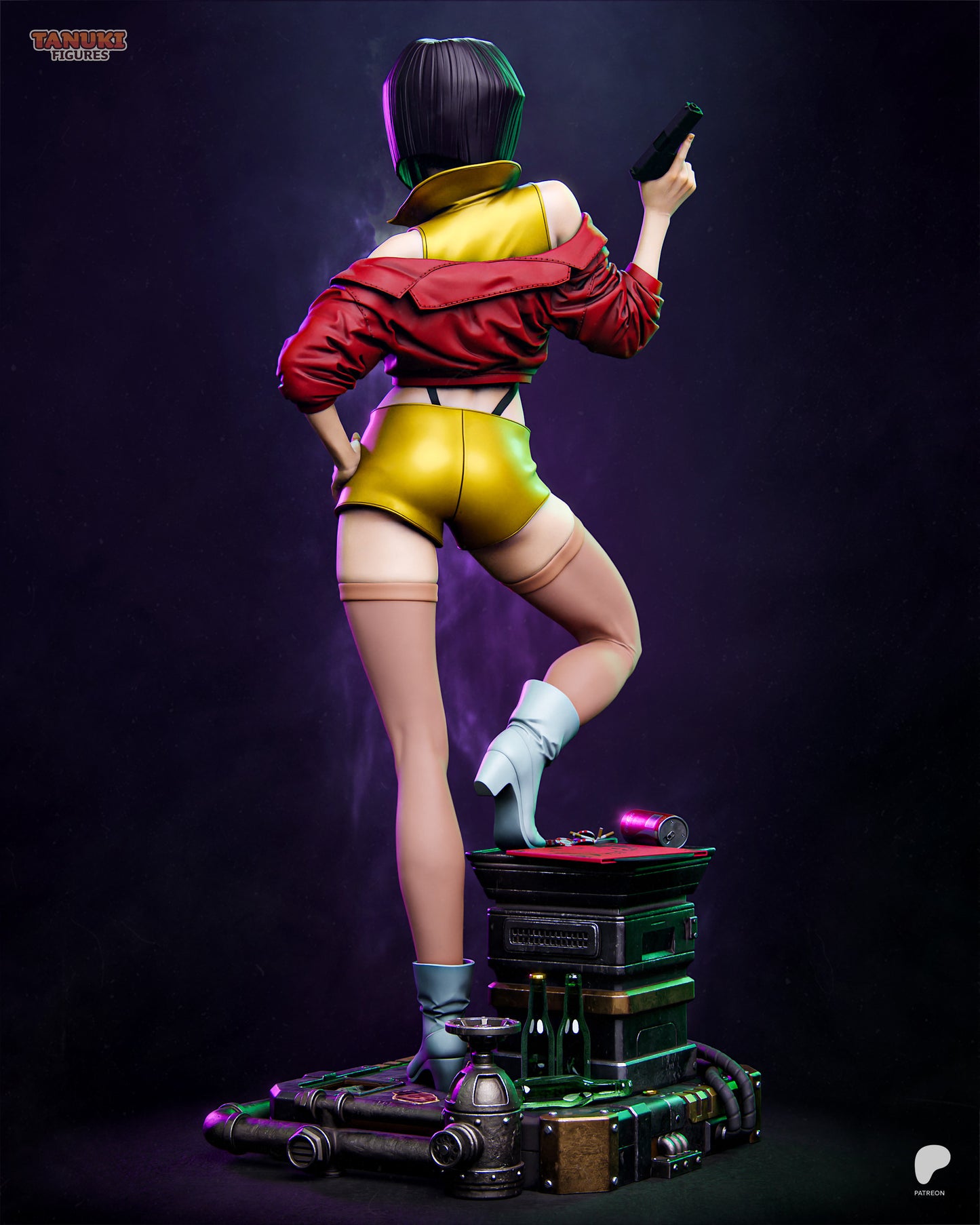Space Bounty Huntress | Handcrafted Figure