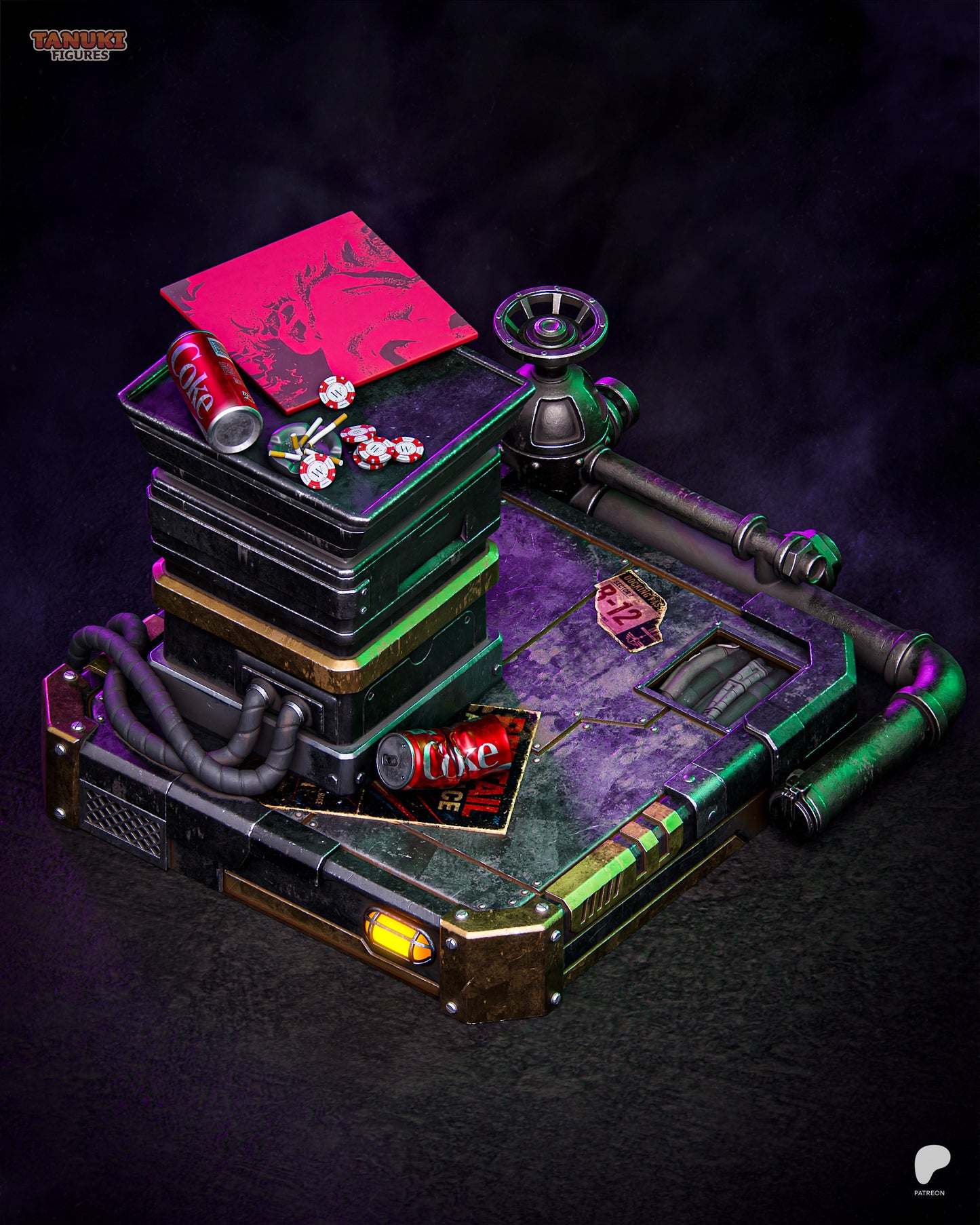 Space Bounty Huntress | Handcrafted Figure