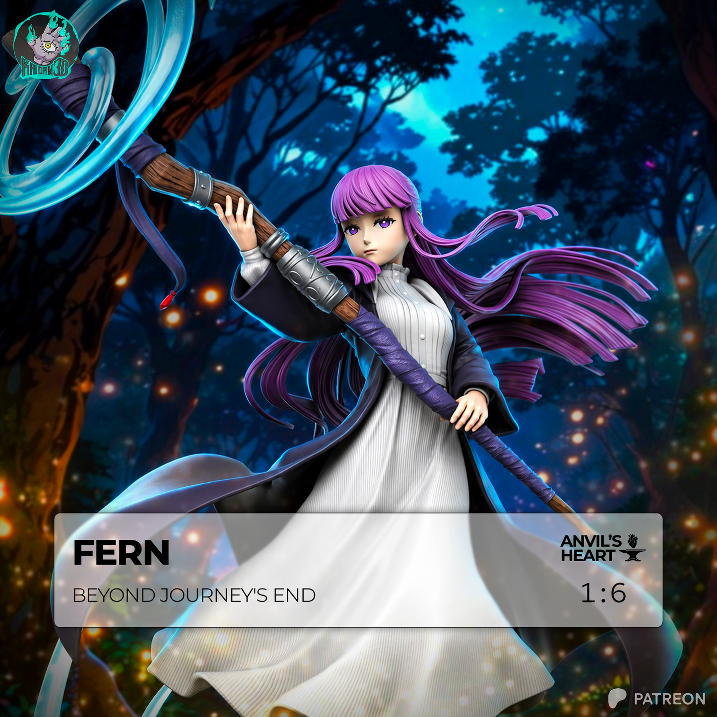 Apprentice Mage Girl | Handcrafted Figure