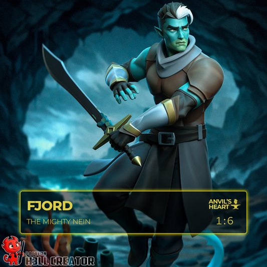 Sea-Pact Sword Wielder | Handcrafted Figure