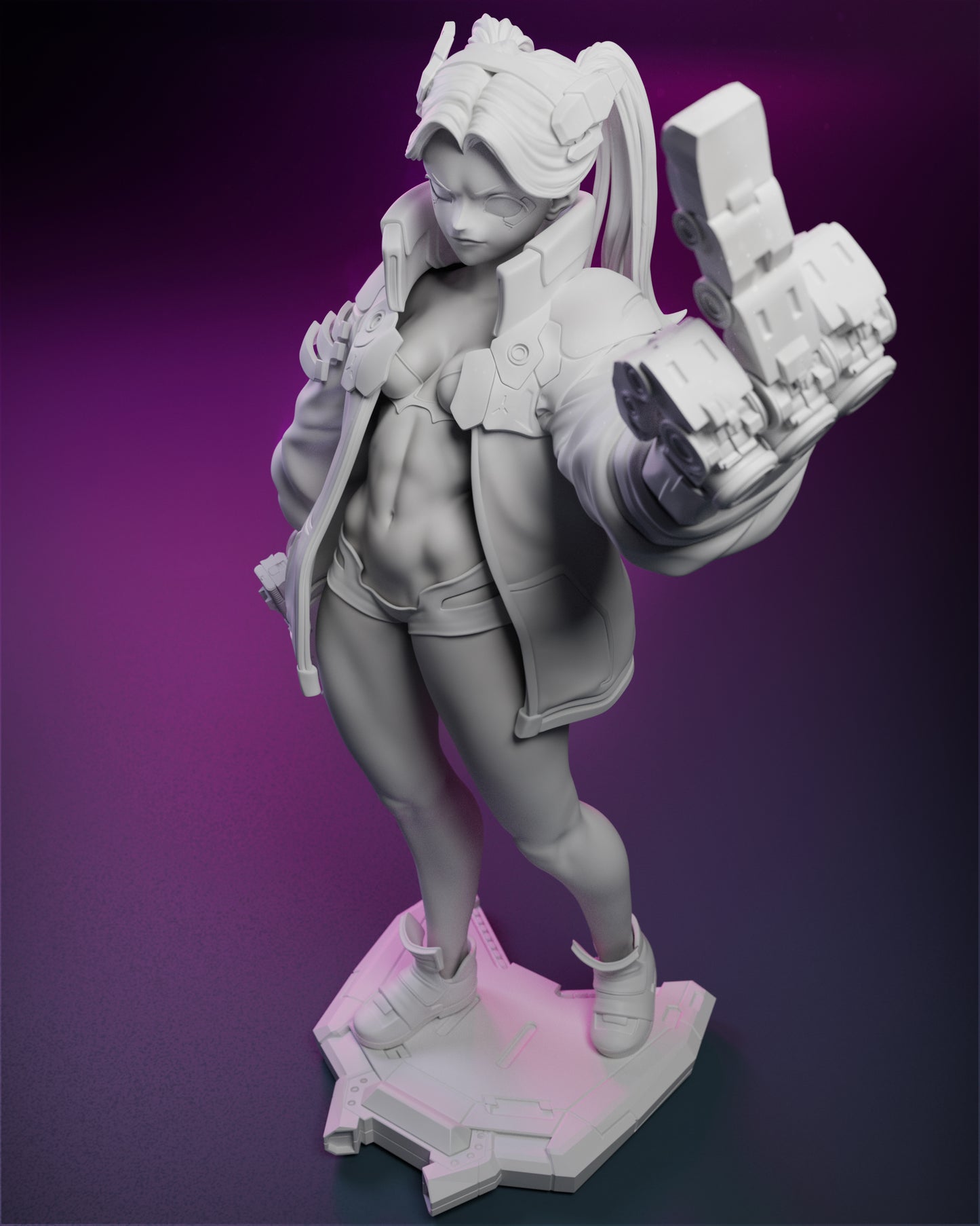 Rebecca | Cyberpunk: Edgerunners | Handcrafted Figure