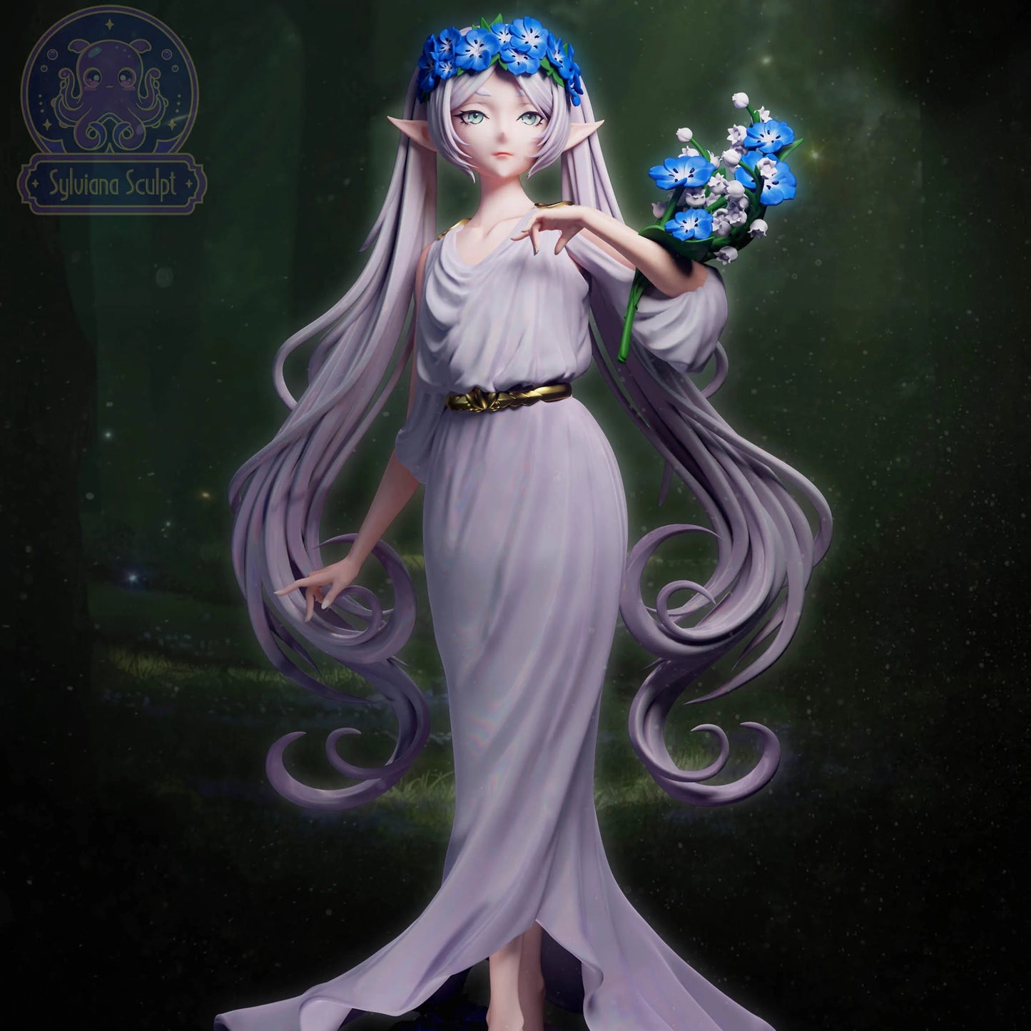 Ancient Elf Mage | Handcrafted Figure