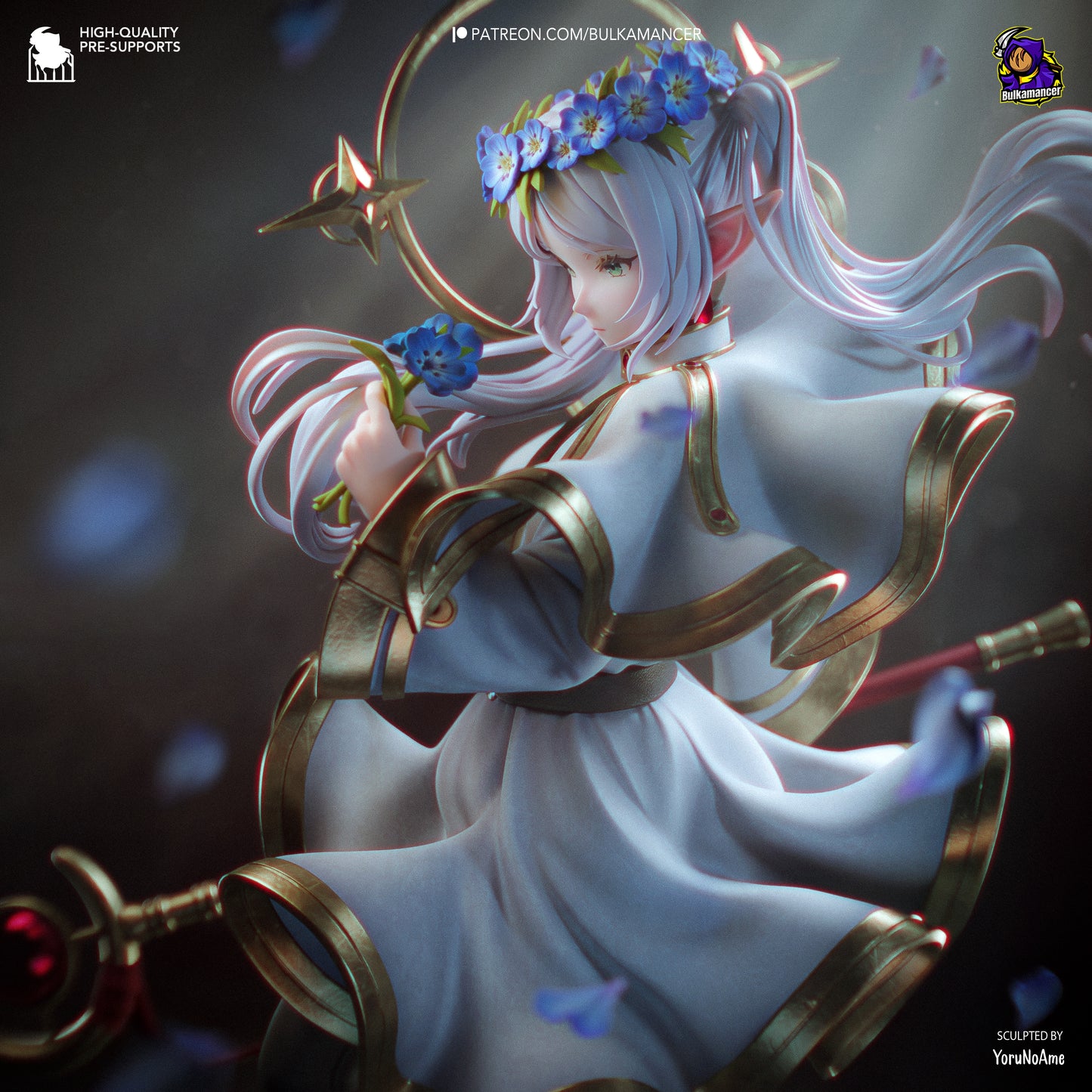 Ancient Elf Mage | Handcrafted Figure