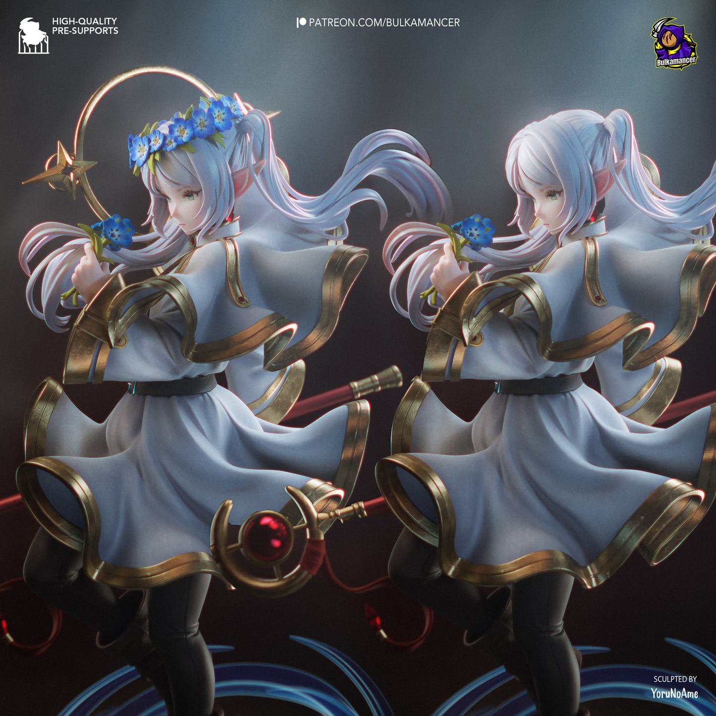 Ancient Elf Mage | Handcrafted Figure