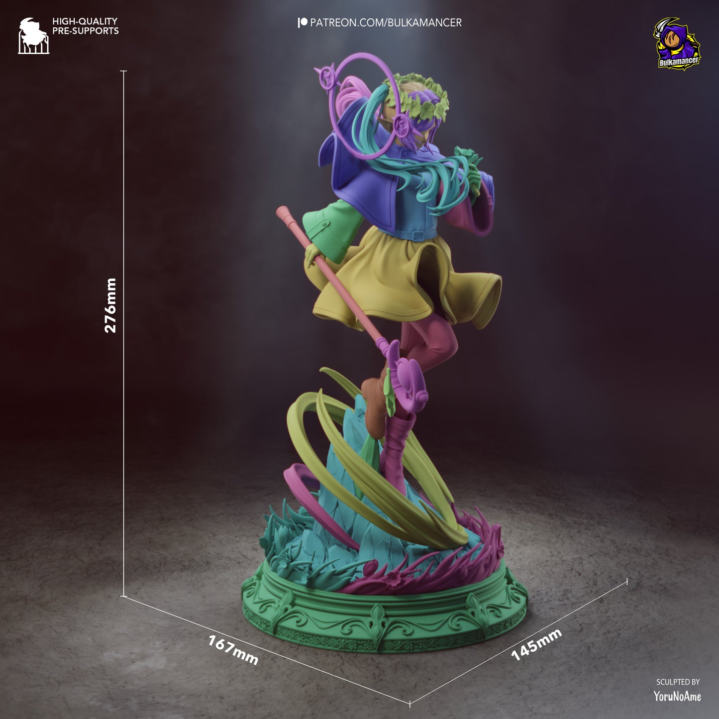 Ancient Elf Mage | Handcrafted Figure