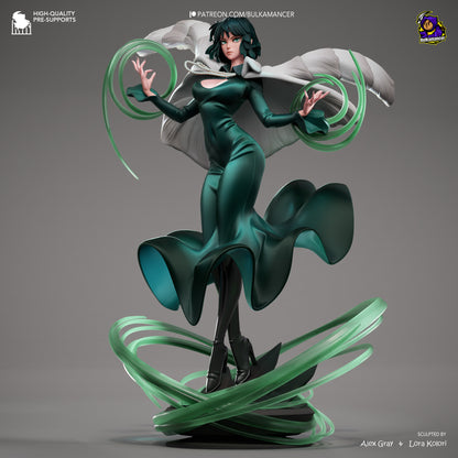 Fubuki and Tatsumaki | One-Punch Man | Handcrafted Figure