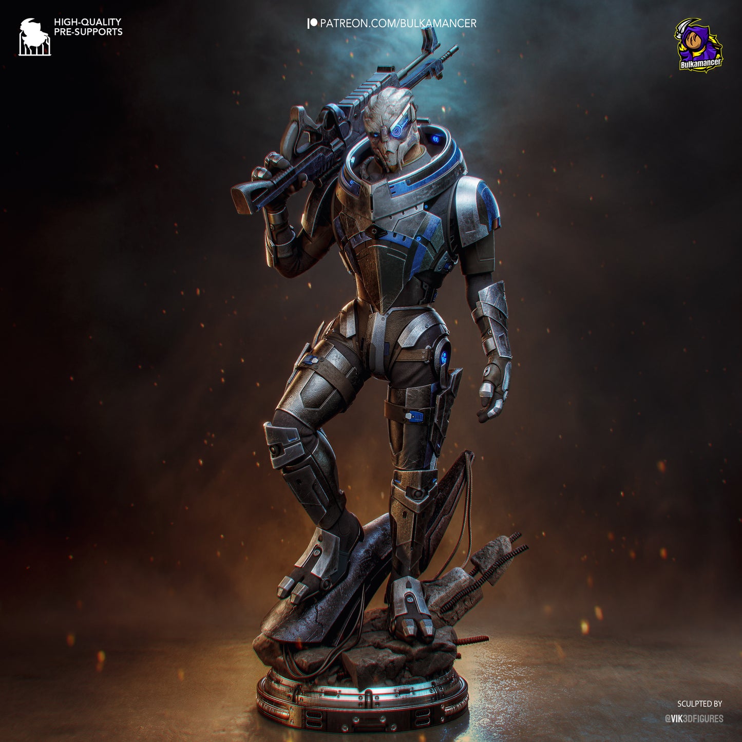Garrus | Mass Effect | Handcrafted Figure