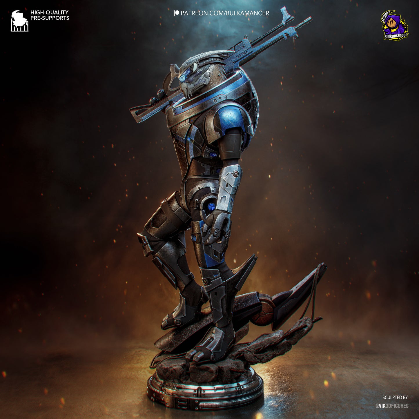 Garrus | Mass Effect | Handcrafted Figure