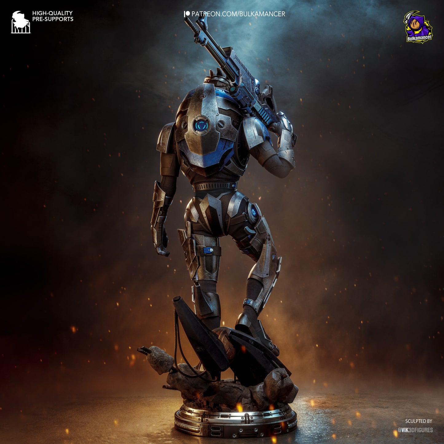 Garrus | Mass Effect | Handcrafted Figure
